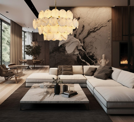 Подвесная люстра Fluorite FL1018-20PA