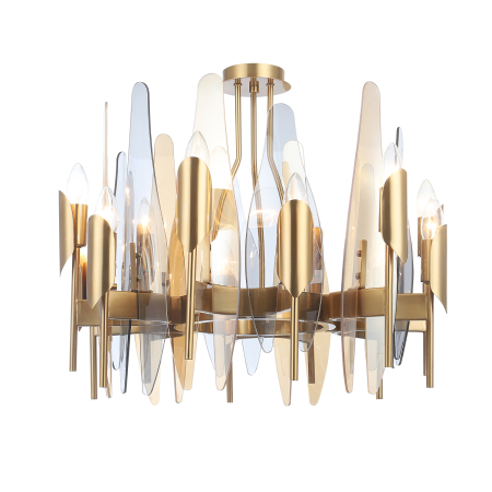 Crystal Lux Люстра Crystal Lux CASA SP-PL12 BRASS