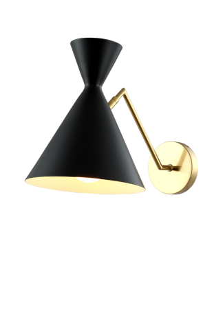 Crystal Lux Бра Crystal Lux JOVEN AP1 GOLD/BLACK