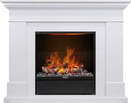 Dimplex Каминокомплект California - Белый с очагом Albany
