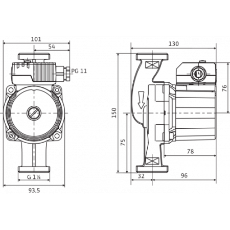 Насос циркуляционный Wilo STAR-Z 20/4-3
