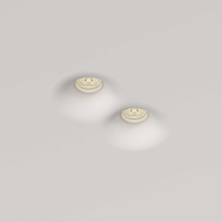 ELEKTRA DUO Встраиваемый потолочный гипсовый светильник