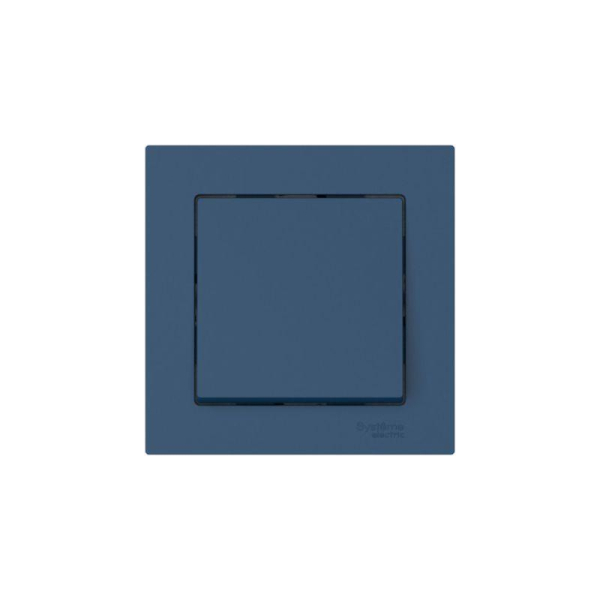 Выключатель 1-кл. AtlasDesign (сх. 1) 10AX быстрозажим. клем. в сборе аквамарин SE ATN001112S