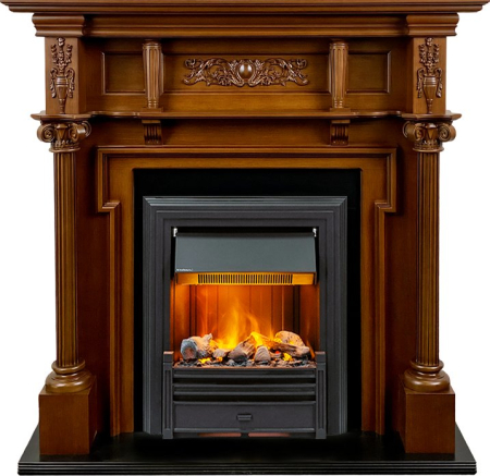 Dimplex Каминокомплект Oxford - Орех с очагом Brookline Black