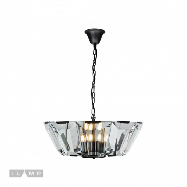 Подвесная люстра iLamp 6107-600 BK