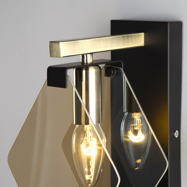 Бра Eurosvet 60126/1 черный (60116/1)