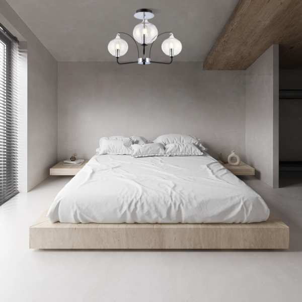 Люстра на штанге Arte Milano 321007/3 BK.CR