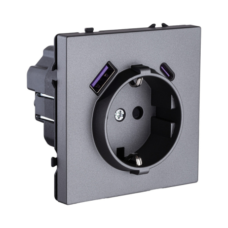 Розетка KOLLINGER EC-016GY