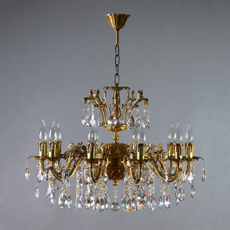 Подвесная люстра AMBIENTE by BRIZZI 2118/10 AB Tear Drop