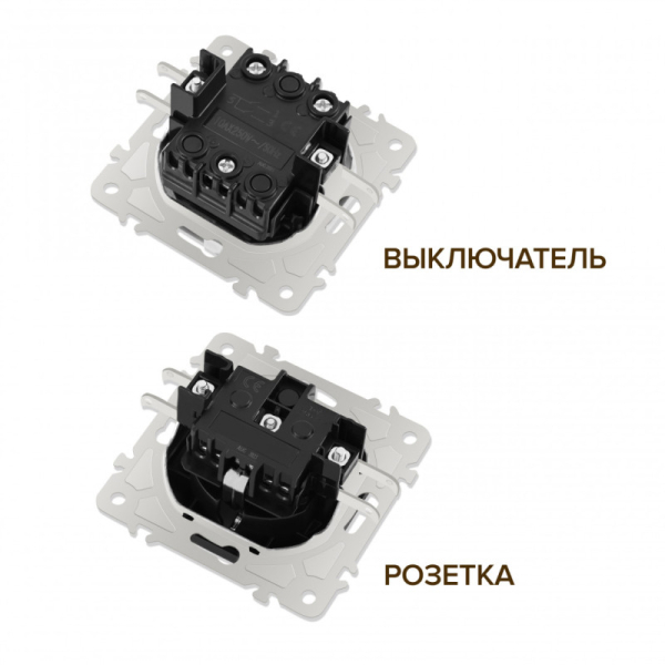 Розетка Arte Milano SET06-2-30-2-40-1 shampan