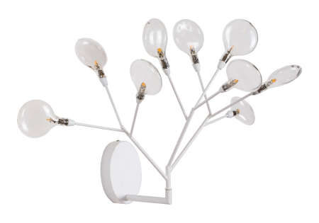 Crystal Lux Бра Crystal Lux EVITA AP9 WHITE/TRANSPARENT