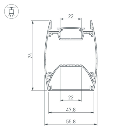 Профиль Arlight 036345