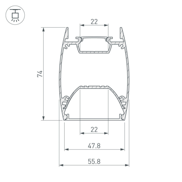 Профиль Arlight 036345