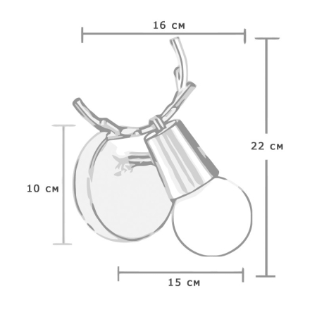 Детское бра ImperiumLoft 101507-26