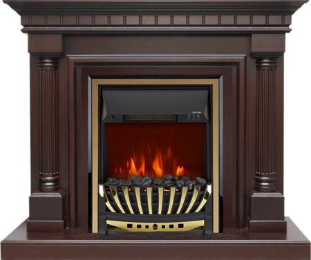 Royal Flame Каминокомплект Dallas - Темный дуб с очагом Aspen Gold