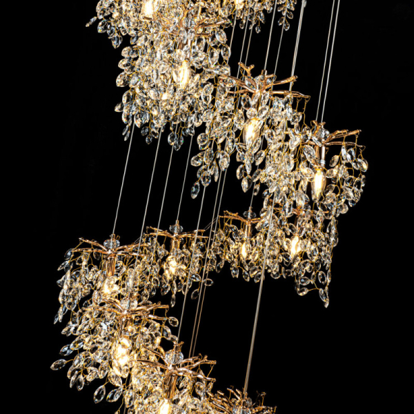 Каскадная люстра MODELUX ML.6555.25 GD