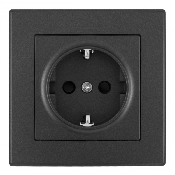 Розетка Arte Milano SET06-1-40-1 black