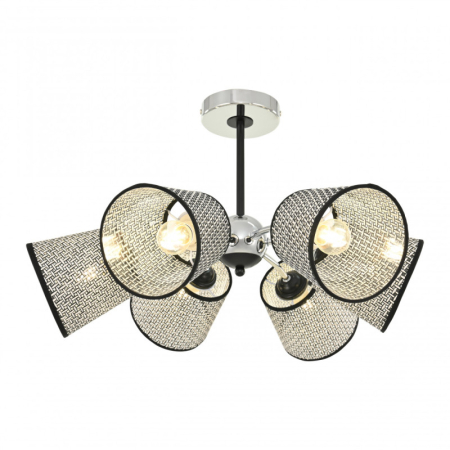 Люстра на штанге Arte Milano 320007/3+3 CR.BK