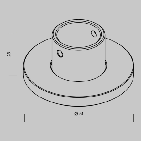 Крепеж Maytoni Technical TRA184BC-R-11B