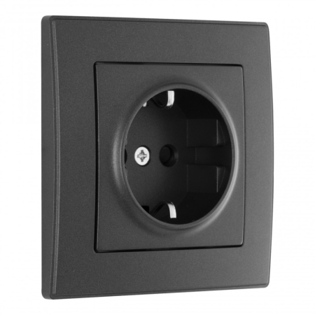 Розетка Arte Milano SET06-1-40-1 black