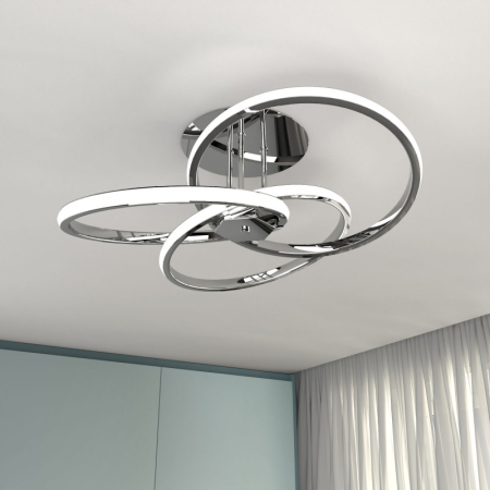 Подвесной светильник Eurosvet 90044/3 хром