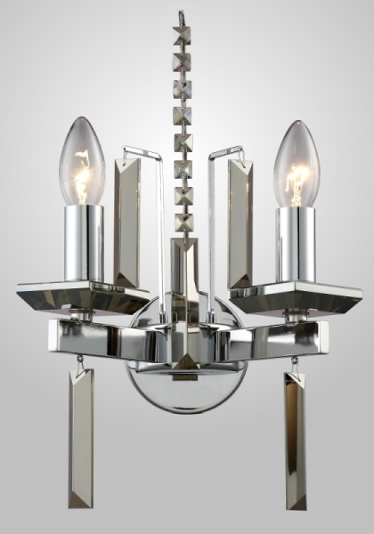 Бра Crystal Lux MARRON AP2 CHROME
