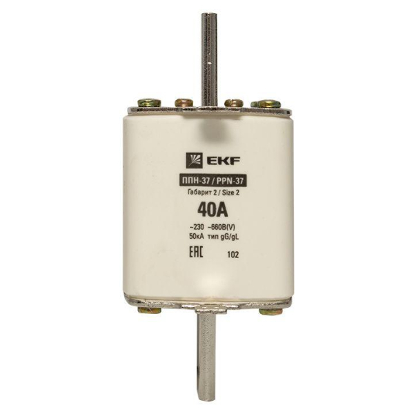 Вставка плавкая ППН-37 400/40А габарит 2 PROxima EKF fus-37/400/40