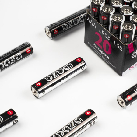 Элемент питания алкалиновый AAA/LR03 1.5В Alkaline Pack-20 (уп.20шт) ФАZА 5028128