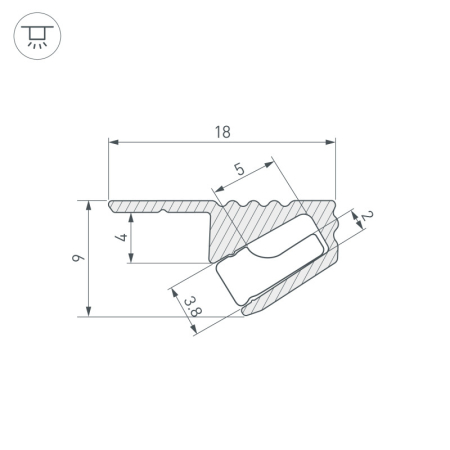 Профиль Arlight 038208