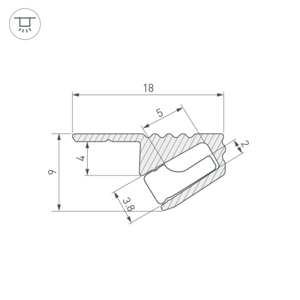 Профиль Arlight 038208