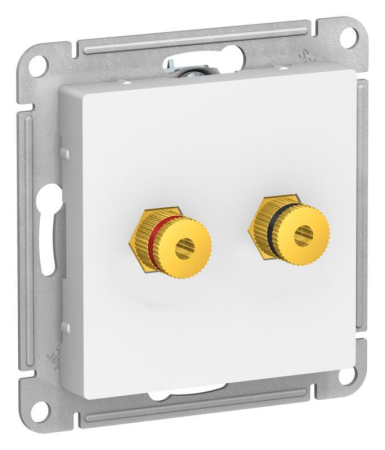 Аудиорозетка двойная AtlasDesign лотос SE ATN001387