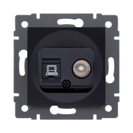 Розетка KOLLINGER REA-021BK