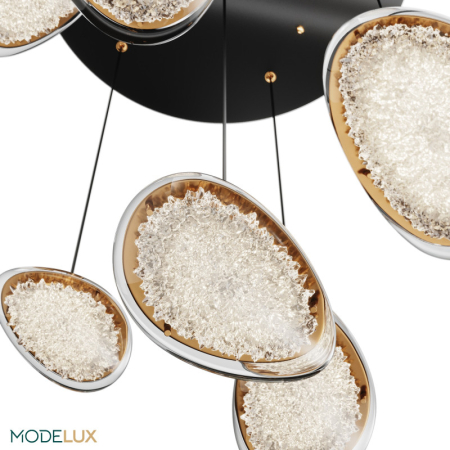 Каскадная люстра MODELUX MS.2326.7 BK