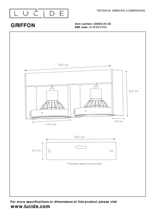 Спот LUCIDE 22969/24/30
