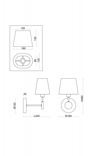Бра Freya FR2028WL-01N