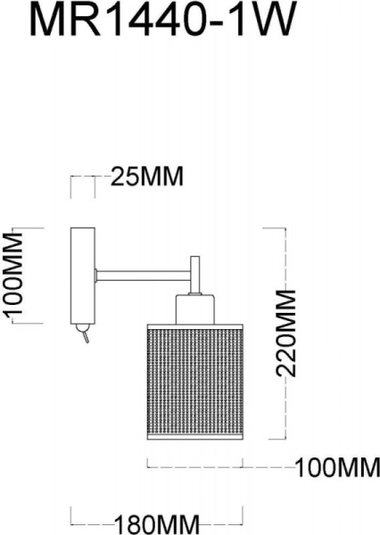 Бра MyFar MR1440-1W