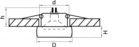 Встраиваемый светильник Lightstar 006201