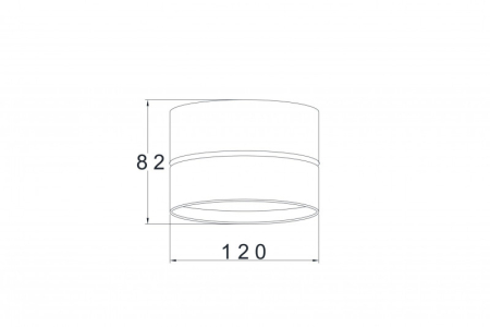 Накладной светильник Donolux DL18960R18W1B