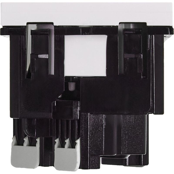 Розетка 2мод. 16А 250В 45град. с заземл. без защ. шторок безвинт. зажимы бел. ИЭК Leg 4521058