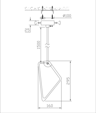Подвесной светильник Fluorite FL1162-1P1