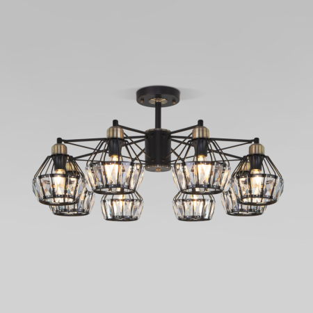 Люстра на штанге Eurosvet 70075/8 черный