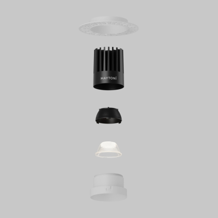 Встраиваемый светильник Maytoni Technical DL121-15W-4K-TRS-W