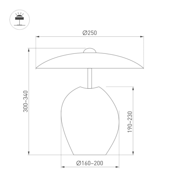 Настольная лампа Arlight 061711