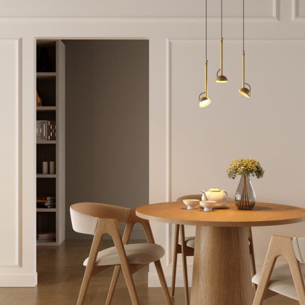 Подвесной светильник Elektrostandard 50313 LED 7W 3000K латунь