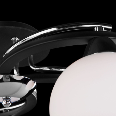 Накладная люстра Eurosvet 9654/5 хром/черный