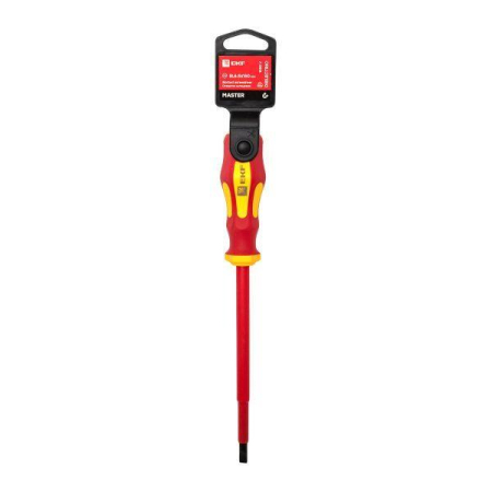Отвертка SL6.5х150мм Master 1000В Basic EKF sl-6.5-150-mas-in