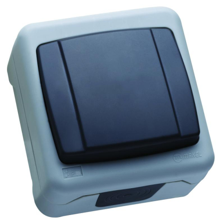 Выключатель проходной 1-кл. IP55 сер. Makel 36064005