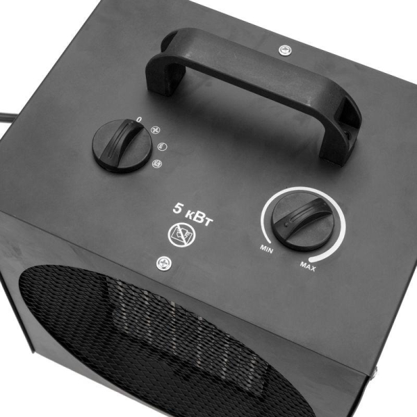 Пушка тепловая (тепловентилятор) электрическая, квадратная, PTC, 5кВт REXANT