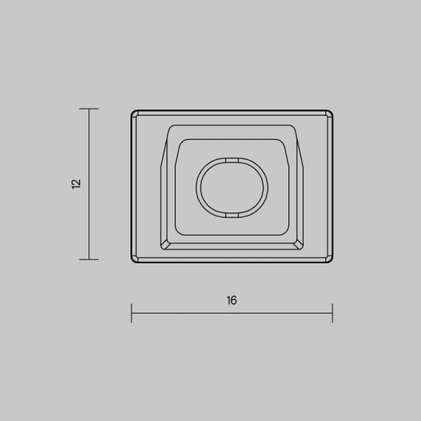 Заглушка профиля Maytoni Technical 642023