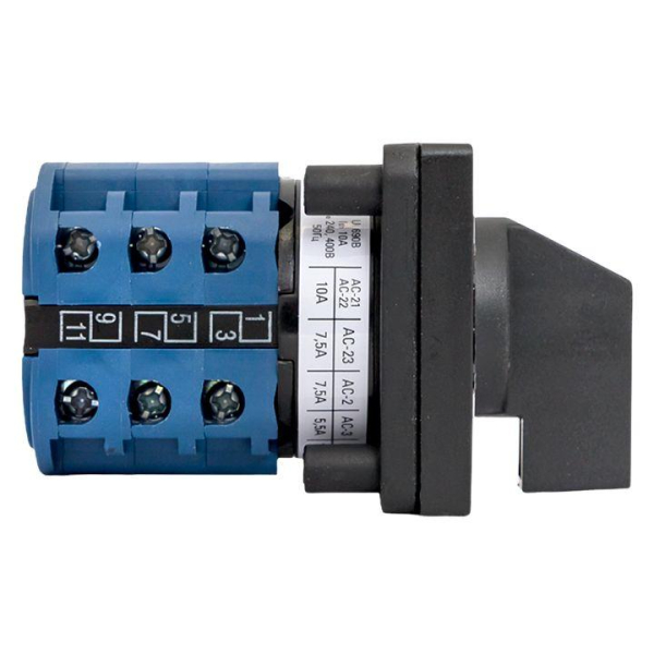 Переключатель кулачковый ПК-1-43 3П 10А "1-0-2" EKF pk-1-43-10